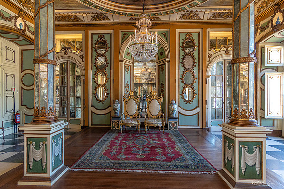 Hall of Ambassadors, National Palace of Queluz (1658-1758), Sintra (near Lisbon)
