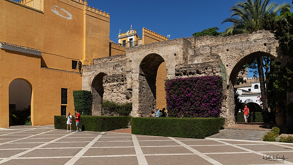Courtyard of the Hunt,  Alcazar, Seville