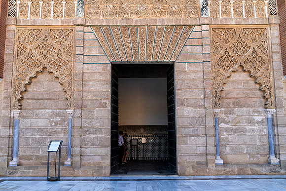 Palace of King Pedro I entrance, Alcazar, Seville